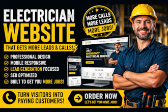 electrician website electrical contractor website that gets more leads and calls