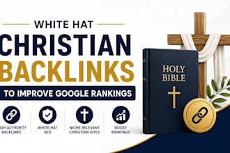 build high authority christian backlinks for SEO and google ranking