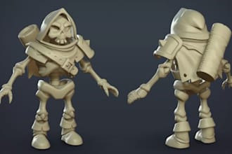 create articulated toy 3d character model stl 3d print bambu studio rpg gameplay