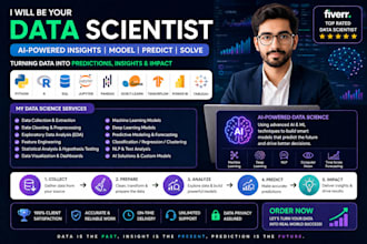do ai machine learning, deep learning, data science solutions with python
