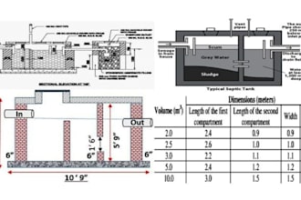 design septic tank and drain field systems with permit ready cad drawings