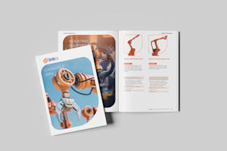 design a professional product catalog, booklet, or brochure