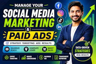 manage your complete social media marketing and paid ads