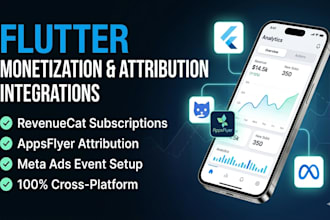 integrate appsflyer, revenuecat event tracking, and meta sdk in your flutter app