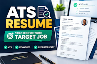 write an ats resume tailored to your target job