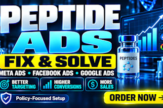 fix and solve peptide ads peptide marketing meta ads peptide facebook ads