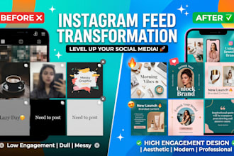 design 10 stunning social media posts for instagram or fb