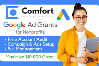 manage google ads grant optimization and setup for nonprofit
