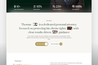 design a law firm website, attorney, notary or legal website development