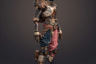 make beautiful sci fi, fantasy,  character portraits