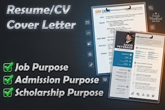 build an ats optimized resume CV for job, scholarship, and graduate school