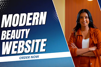 design beauty website, cosmetic website, salon website, spa website