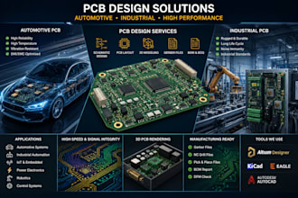 design automotive and industrial pcb enclosure and electronics hardware