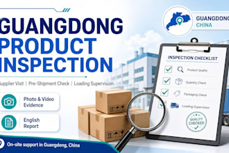 inspect products and visit suppliers in guangdong china