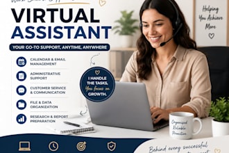 virtual assistant VA for any work