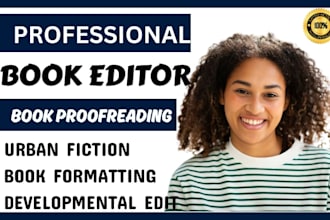 proofread, edit, and format fantasy novel, urban fiction, romance book editor
