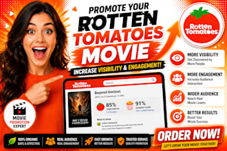 promote your rotten tomatoes movie to increase visibility and engagement
