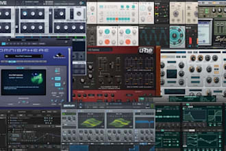 develop and program vst plugins, aax, gui design, audio development on your PC