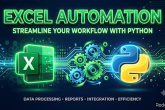 write a custom python script for excel automation
