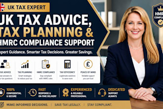 provide UK tax advice, tax planning and hmrc compliance support