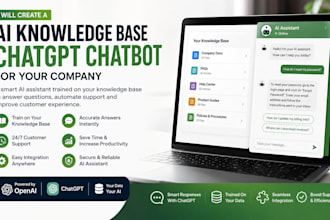 create a chatgpt knowledge base chatbot for your company
