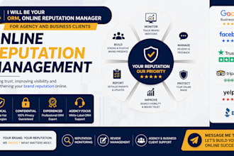 repair online reputation management, ORM brand reputation management services