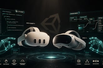 develop VR xr experiences in unity or unreal for meta quest and openxr
