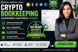do crypto bookkeeping and tax ready transaction reconciliation