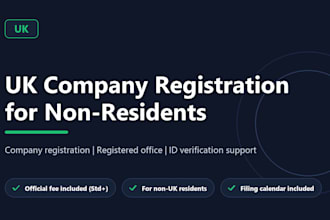 register your UK limited company for non residents