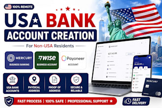 create business bank for llc owners, wise, stripe, mercury payoneer creation