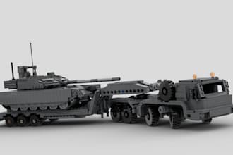 design lego military moc models
