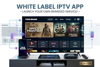 build your white label iptv app with xciptv iptv smarters and admin panel
