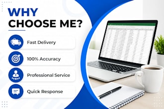 do accurate typing, data entry, copy paste, and excel work