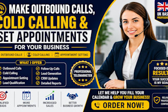 make outbound calls cold calling and set appointments for your business