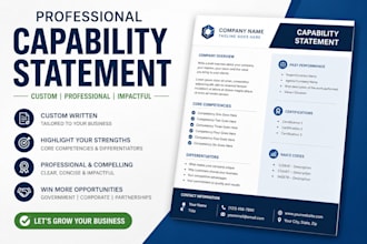 design a professional capability statement