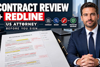 review and redline your business contract before you sign