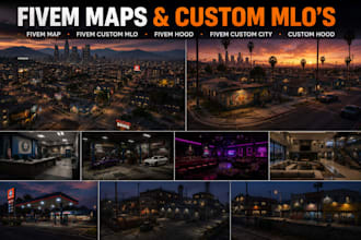make fivem custom map fivem custom mlo fivem hood fivem custom city custom hood
