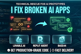 fix deploy lovable ai website replit web app base44 bugs lovable supabase claude
