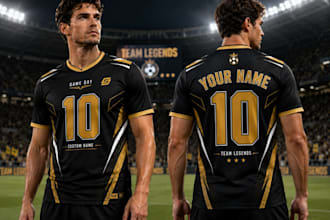 create professional sublimation and sports jersey designs