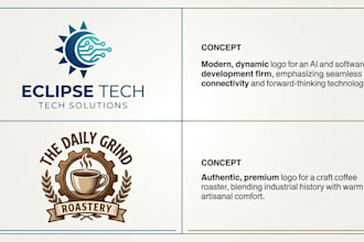 design modern minimalist brand logo