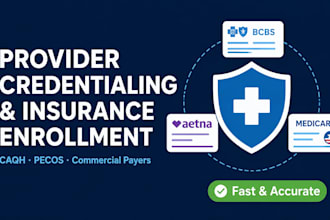 do provider credentialing, insurance enrollment and caqh