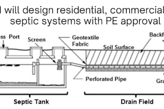fl, ca, ny, tx, il residential commercial septic systems, sewer with pe approval