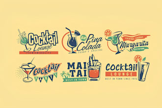 do bar, club, hookah, nightclub, drinks logo design