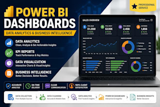 create professional dashboards and data analytics reports