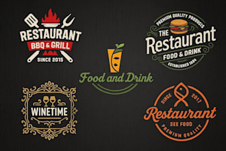 design bbq, food, grill, bar, and restaurant logo in 24 hr