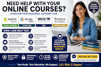 do sophia learning, study com, wgu, purdue global