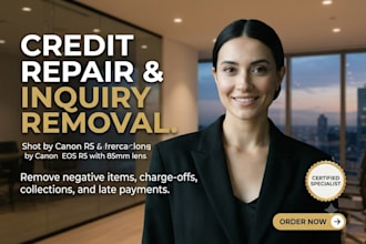 do credit repair, inquiry removal, and fix late payments legally