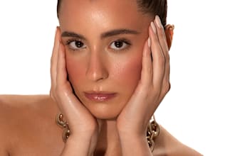 retouching for a cosmetic brand