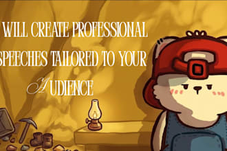 create professional speeches tailored to your audience