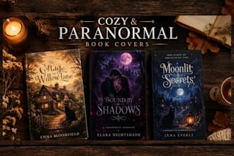 design your cozy fantasy or paranormal book cover